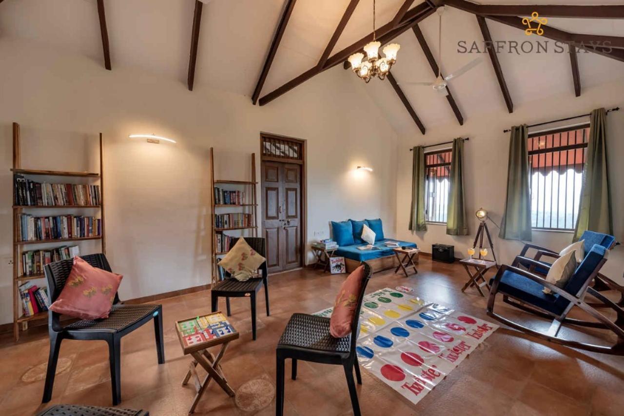 Saffronstays Niramay, Torna-Rajgad - Rustic Pool Villa With A Gazebo And Great Forest Views Marg Asni エクステリア 写真
