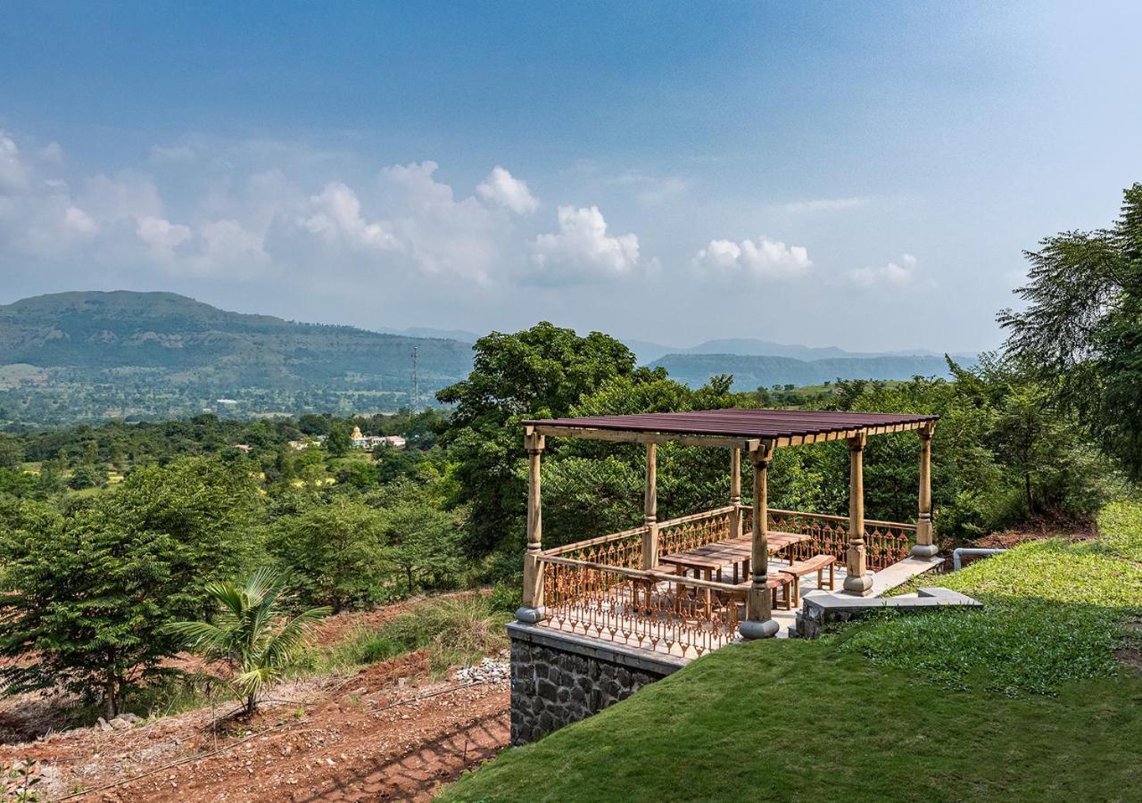 Saffronstays Niramay, Torna-Rajgad - Rustic Pool Villa With A Gazebo And Great Forest Views Marg Asni エクステリア 写真